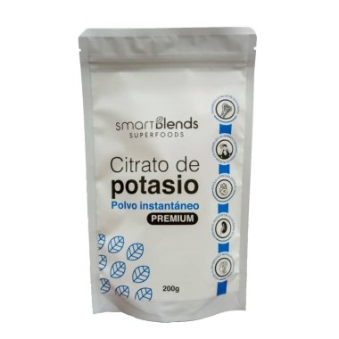 Citrato de Potasio Puro en Polvo x 200 g - Smart Blends