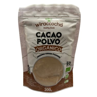 Cacao en Polvo Orgánico x 200 g - Wiraccocha