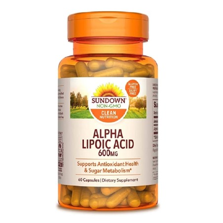 Ácido Alfa Lipoico en Cápsulas 600 mg x 60 u - Sundown