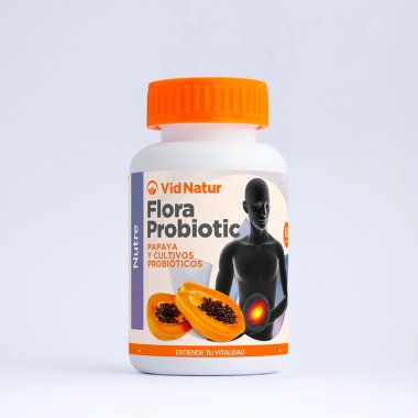 Flora Probiótica en Cápsulas 350 mg x 60 u - Vid Natur