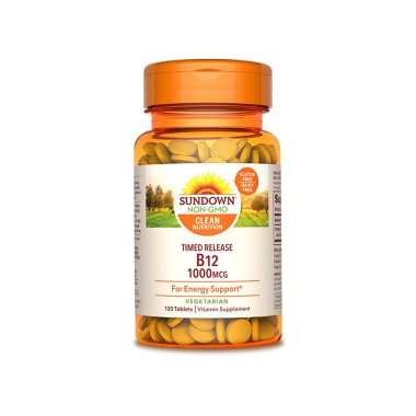 Vitamina B12 en Tabletas 1000 mcg x 120 u - Sundown